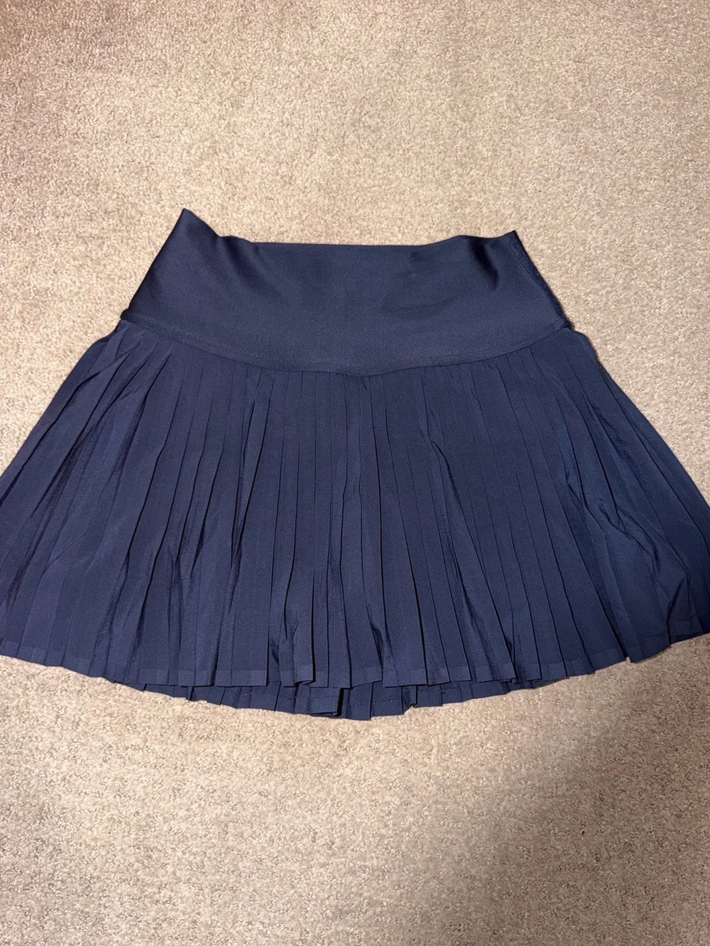 Alo true navy grand slam skirt